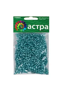 Бусины пластиковые (G12) (7708436) (3х6мм) (25гр.) (бирюзовые) (упаковка)