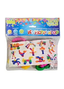 Конструктор пластмассовый Радужный (BEB0710-005) (300г.) (Bebelot) (упаковка)