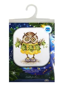 Вышивка Ожерелье для елочки (15x16, Аида 14, Белая) (C229)