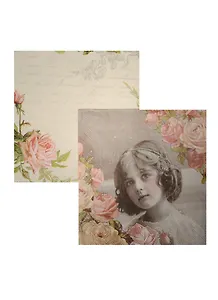 Набор салфеток для декупажа Романтика-2 (13309250/13309245) (2шт) (упаковка) (Froggy Art)