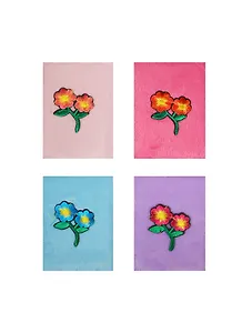 Блокнот Цветы с меховой обложкой в ассортименте (54 листа) (10,5х8) (22491B-4)