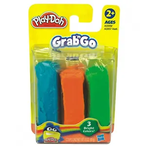 Play-Doh Набор пластилина из 3 цветов в ассор. (упаковка) (2+) (A3357) (Hasbro) (85г)