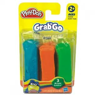 Play-Doh Набор пластилина из 3 цветов в ассор. (упаковка) (2+) (A3357) (Hasbro) (85г) 2584718
