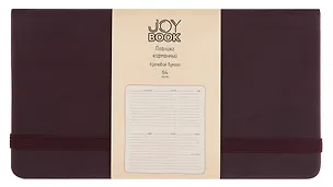 Планинг недат. 64л "Joy Book" брауни, карманный, иск.кожа 7Б, скругл.углы, тонир.блок, резинка, офсет, ляссе 3114953