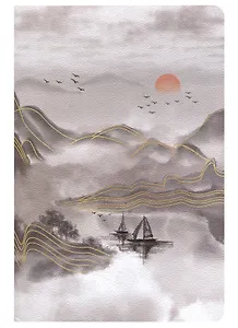 Тетрадь в клетку Kairui, Misterious mountains, 32 листа, в ассортименте