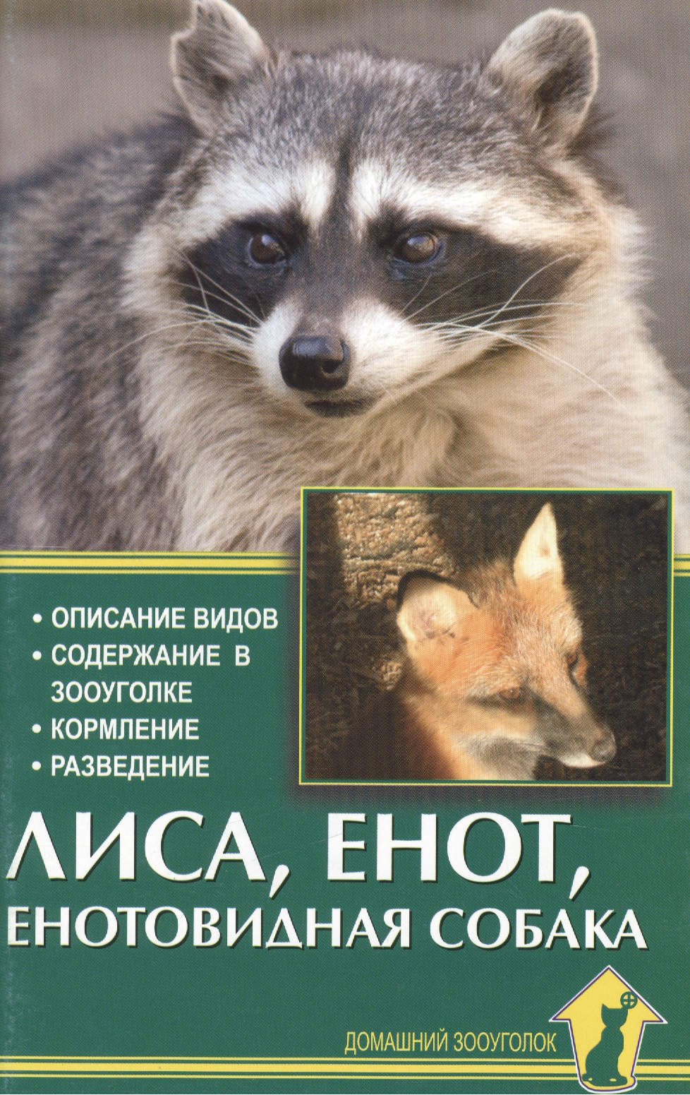 Лиса, енот, енотовидная собака. Описание видов. Содерж в зооуголке ...