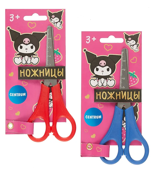 Ножницы 13мм детские "Kuromi" с усилителем, в инд.упак. 3047418 — 1