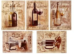 Декупажная карта Вино и кофе (27-0013) (А4)