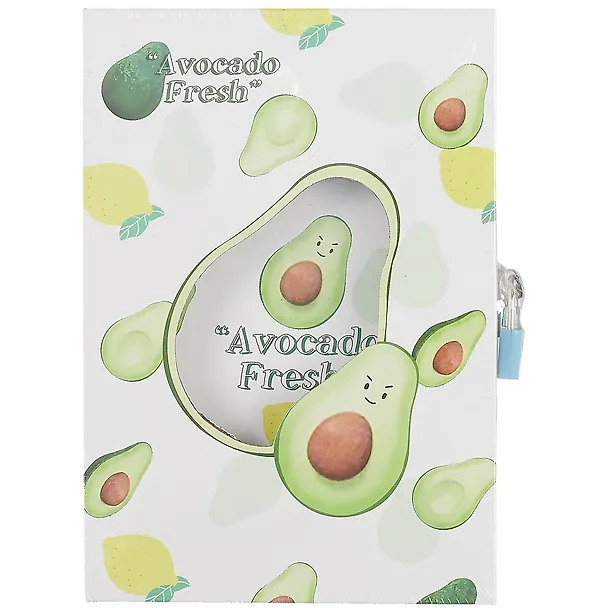 Записная книжка «Avocado» А6+, 50 листов, с замочком, в ассортименте 258394 — 6