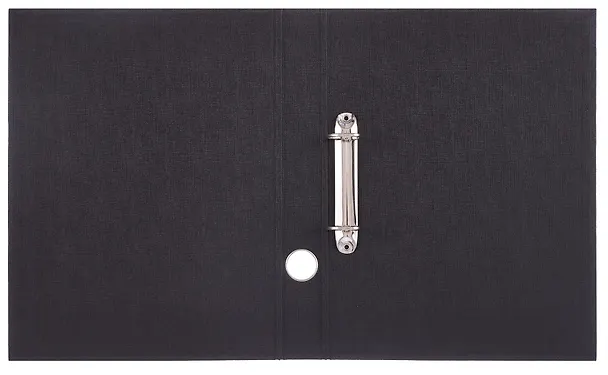Папка 2 кольца А4 черная, ПВХ, Schiller 3028142 — 4