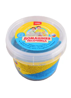 Домашняя песочница LORI Голубой песок 140гр. 2795995