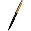 Ручка шариковая Parker, Jotter Premium Bond Street Black GT, подарочная синяя — 242964 — 1