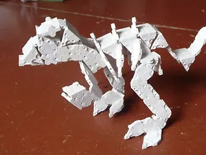 Конструктор Блок JH603А Скелеты динозавров (252 дет.) (603) (коробка)