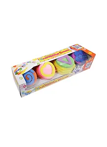 Пальчиковые краски со штампиками (44528) (4 цвета) (50гр) (3+)