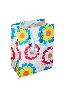 Пакет подарочный бумажный А5 18*23*10 "Ромашки", мат. ламинат, Хансибэг