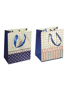 Пакет подарочный бумажный А5 18*23*10 "Морской стиль",нейтр., разноцвет., мат. ламинат, Хансибэг