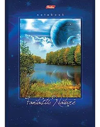 Блокнот А5, 135*205мм, 96л. Hatber/Хатбер, обл.мел.карт., Fantastic nature(Пейзаж), 96Б5B3_08913(B1024 318955 — 1