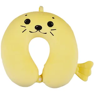 Подушка на шею с кнопкой «Белек», (30х30 см), (цвет в ассортименте)