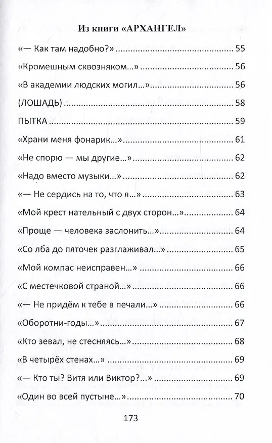 Книга Архангел: Стихотворения (2018-2023) (Виктор Волков) — 5