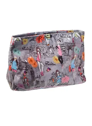 Косметичка (27х16) (серый) (ПВХ) (18812) 2379942