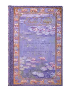 Книга для записей А5  "К. Моне. Водяные лилии" тверд.обл., тиснение