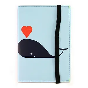 Обложка для паспорта Ps 7.6 кожзам "Винил" с рисунком, на резинке, инд.уп., подвес, Буккеа