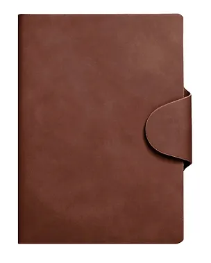 Ежедневник недат. А5 136л "Snap book" коричневый, 7Б, тв.переплет, иск.кожа, термотиснение, магнит.клапан, скругл.углы, офсет, ляссе, инд.уп 3055854