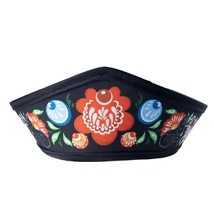 Кокошник-ободок Русские промыслы черный (текстиль)