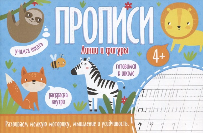 

Линии и фигуры. Прописи