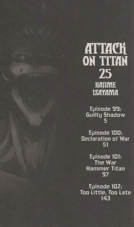 Книга Attack On Titan. Volume 25 (Хадзимэ Исаяма) — 2
