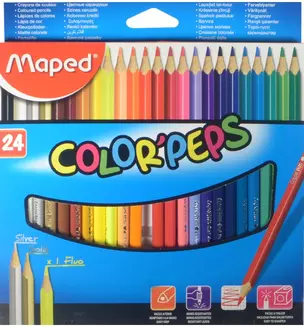 Карандаши цветные Maped, Color'Peps, 24 цвета — 231715 — 1