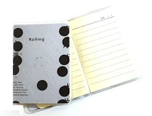 Записная книжка, 7*10см 80л линейка Rolling, обложка ПВХ