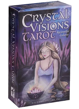 Книга Таро Аввалон, Crystal Visions Tarot Хрустальное видение таро (карты+инструкция на англ. яз.) (коробка) (ПИ) ()