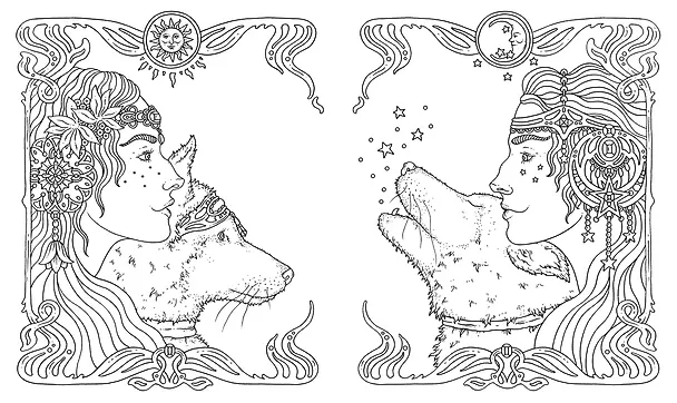Книга Тотемные животные. Книга для творчества и вдохновения (Ханна Карлсон) — 7