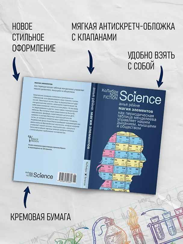 Книга Магия элементов: Как периодическая таблица Менделеева управляет нашим дыханием, мышцами и обществом (Анья Рейне) — 6