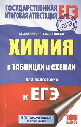 ЕГЭ. Химия в таблицах и схемах : справочное пособие : 10-11 классы — 7601998 — 1