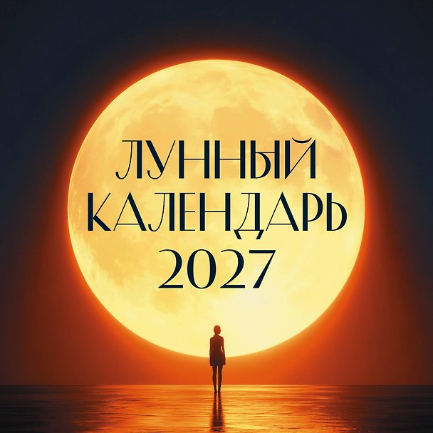 Календарь 2027г 300*300 "Лунный календарь" настенный, на скрепке 3174309 — 1