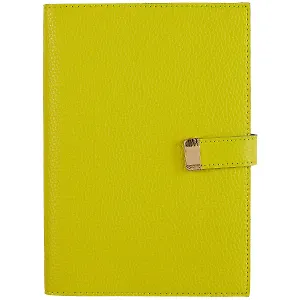 Недатированный ежедневник «Юфть», лаймовый, 160 листов, А5