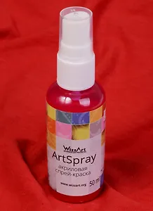 ArtSpray Акриловая спрей-краска Ягодно-малиновый (ST2) (флакон) (50мл) (WizzArt)