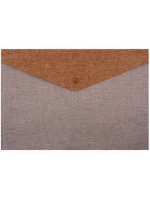 Папка-конверт на кнопке "Лен"