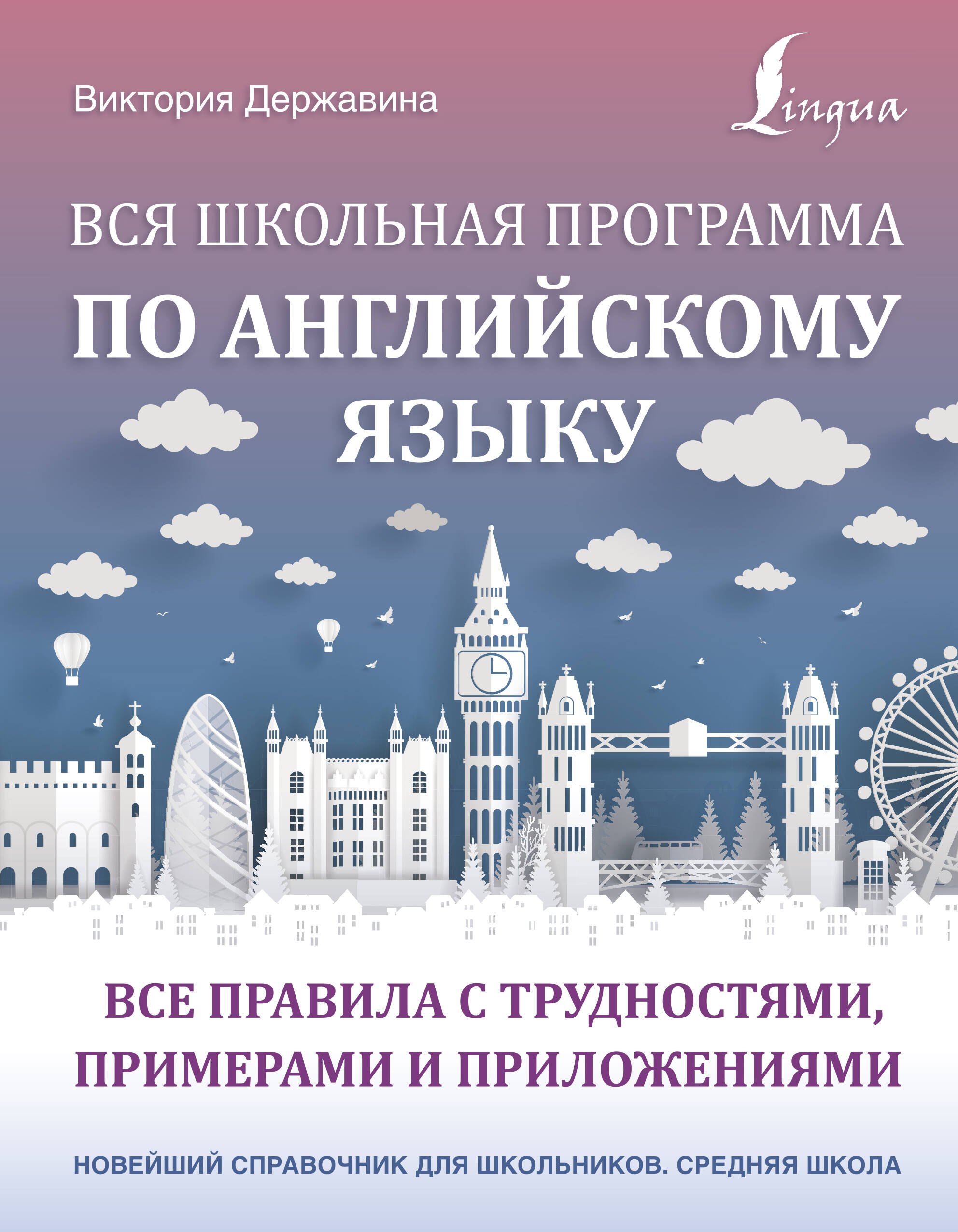 

Вся школьная программа по английскому языку: все правила с трудностями, примерами и приложениями