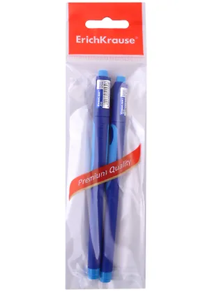 Ручки шариковые Erich Krause, ErgoLine Kids, Ultra Glide Technology, синие 2 штуки 2928622