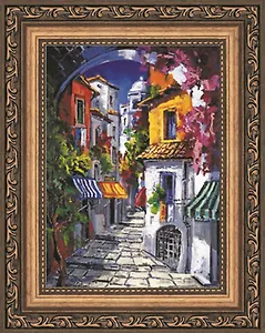 Картина Старый переулок (sj51) (13х18)