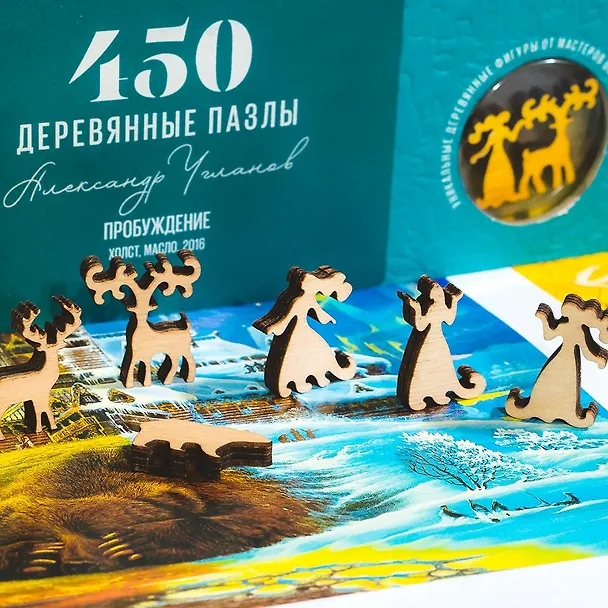 Пазл деревянный Пробуждение DaVICI 450 элементов 2768305 — 10