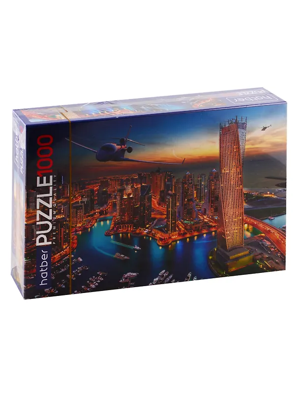 Пазл HATBER Premium 1000 эл. 680х450мм.Ночной город- (Дубай) 2793313 — 1