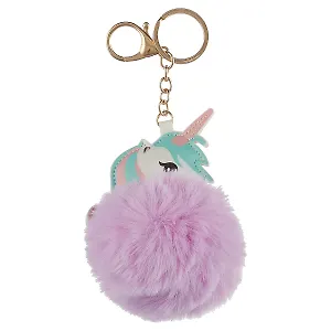 Брелок Голова единорога (иск.мех) (8см) (12-06648-DJS01)