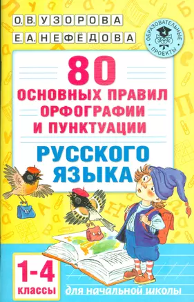 80 основных правил орфографии и пунктуации русского языка. 1-4 классы — 7530155 — 1