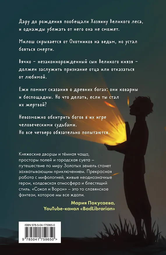 Книга Комплект Золотые Земли (книга Сокол и ворон+тетрадь) (Ульяна Черкасова) — 2