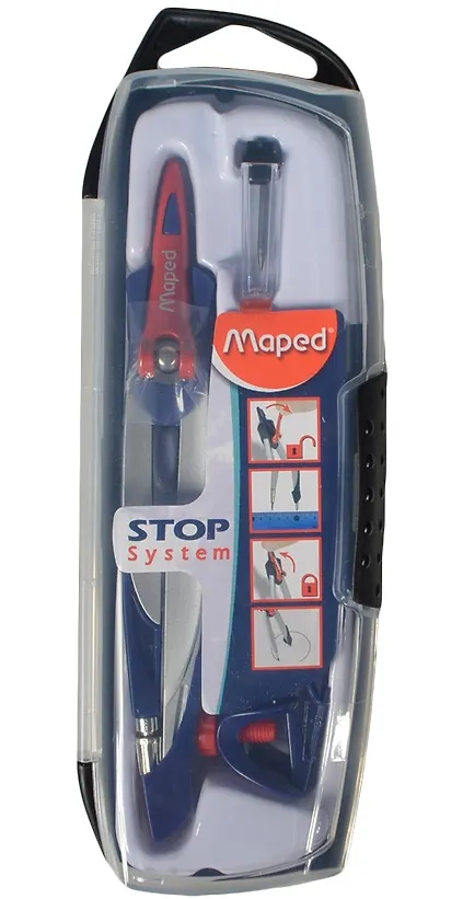 Готовальня "Stop System", 3 предм., Maped 225882 — 1