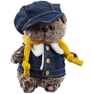 Игрушка мягкая Budi Basa, Басик BABY в джинсовом жилете BB-051 2782253